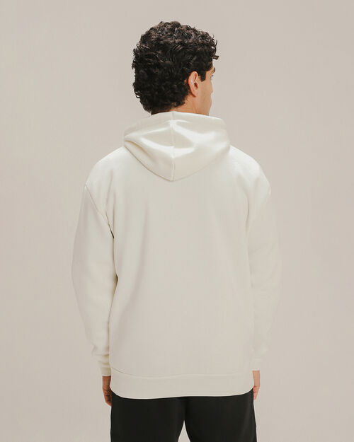 Sudadera Estampada Blanca